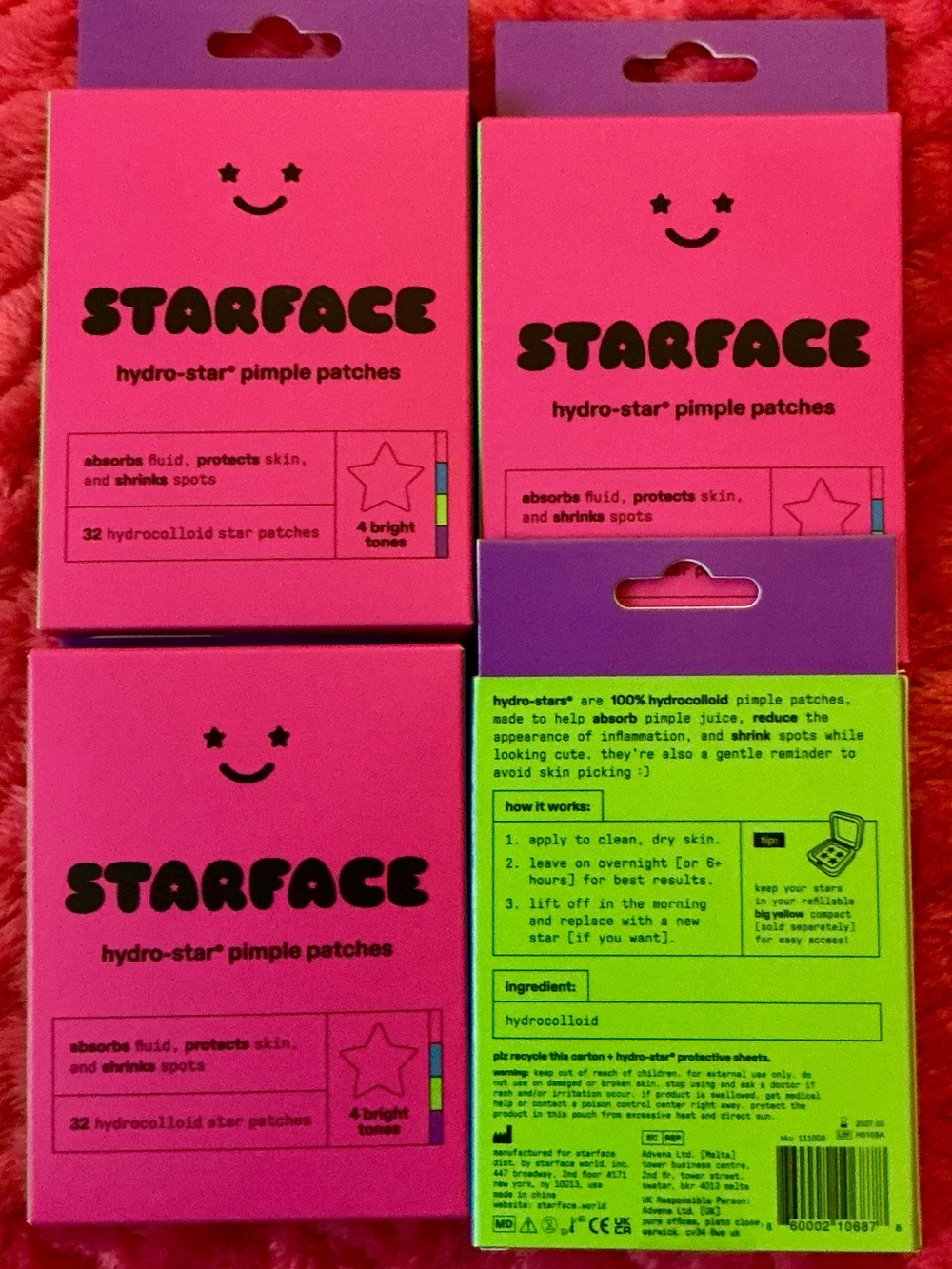 Starface Hydro-Star Pimple Patches - Pink